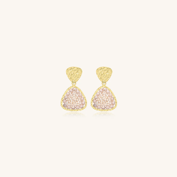 Boucles d\'oreilles Mini Mae - Sable