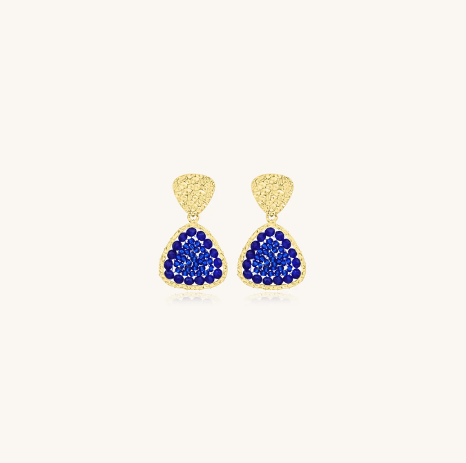 Boucles d\'oreilles Mini Mae - Bleu