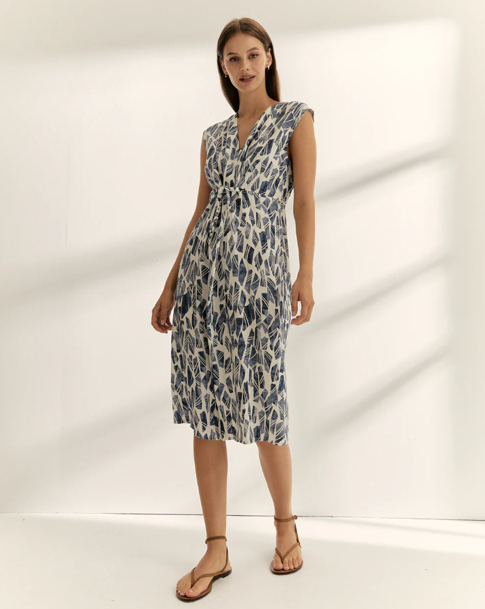 robe bleu indigo - paz torras-