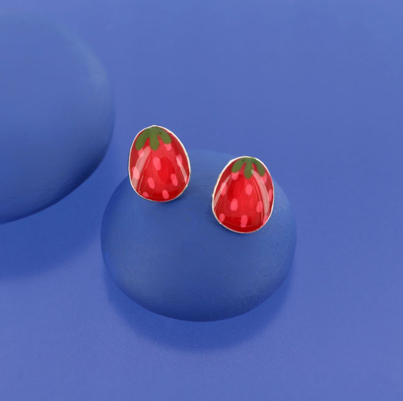 Puces Délice - Argent rouge
