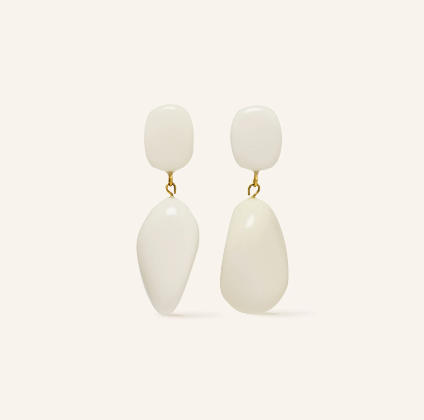 Boucles D\'Oreilles Matylde - Ecru