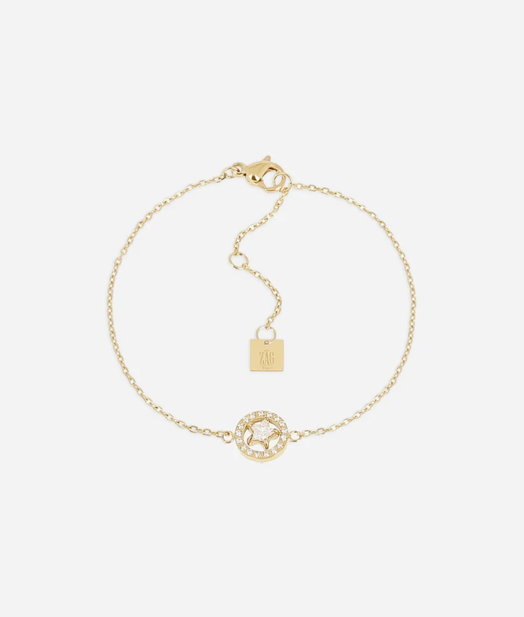 Bracelet Alveria - Acier doré