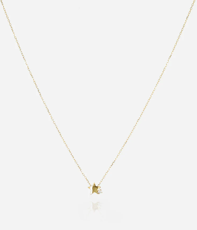 Collier Astral - Acier doré