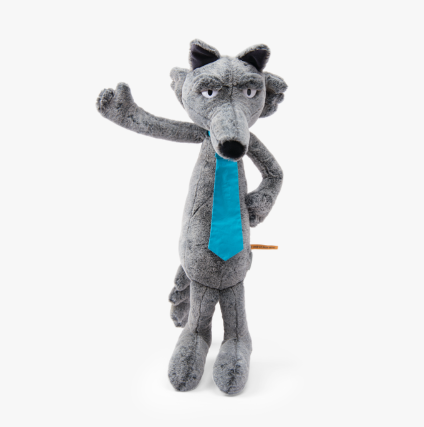 Peluche Loup géant - L\'Ecole des loisirs