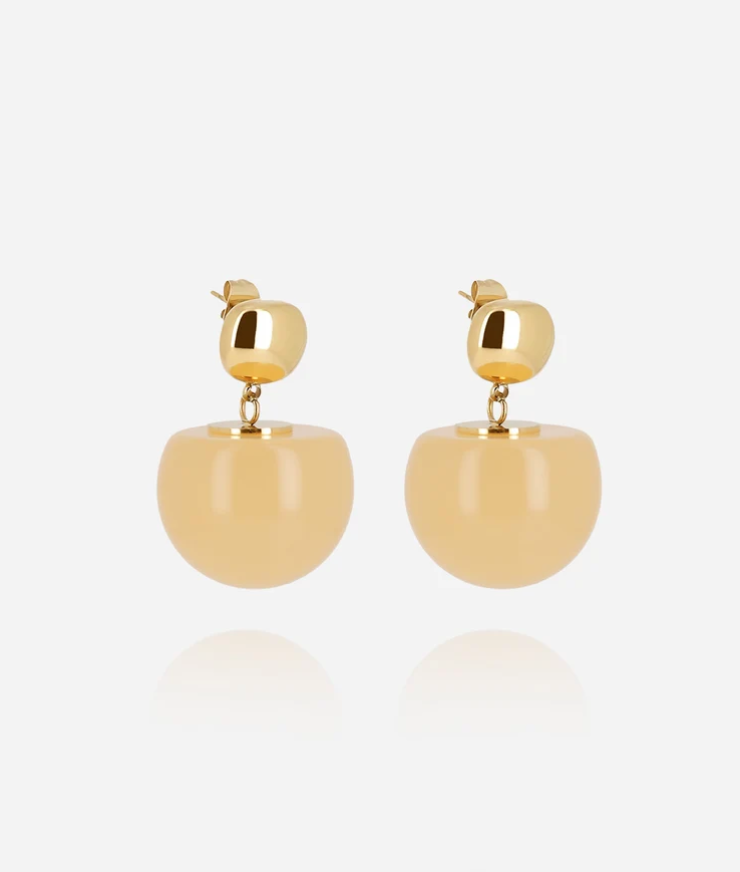 Boucles d\'oreilles Rosazia - Nude