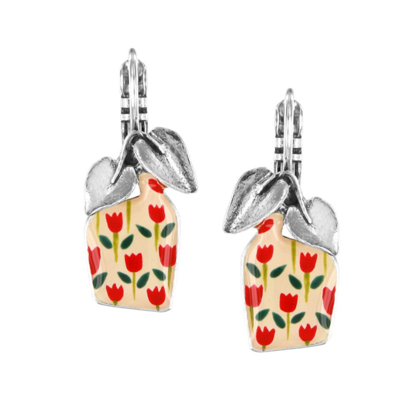Dormeuses Chicorée - Argent multi