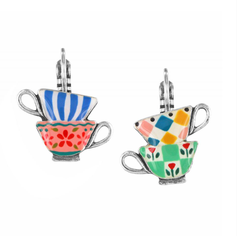 Dormeuses Chicorée - argent multi (Tasses)