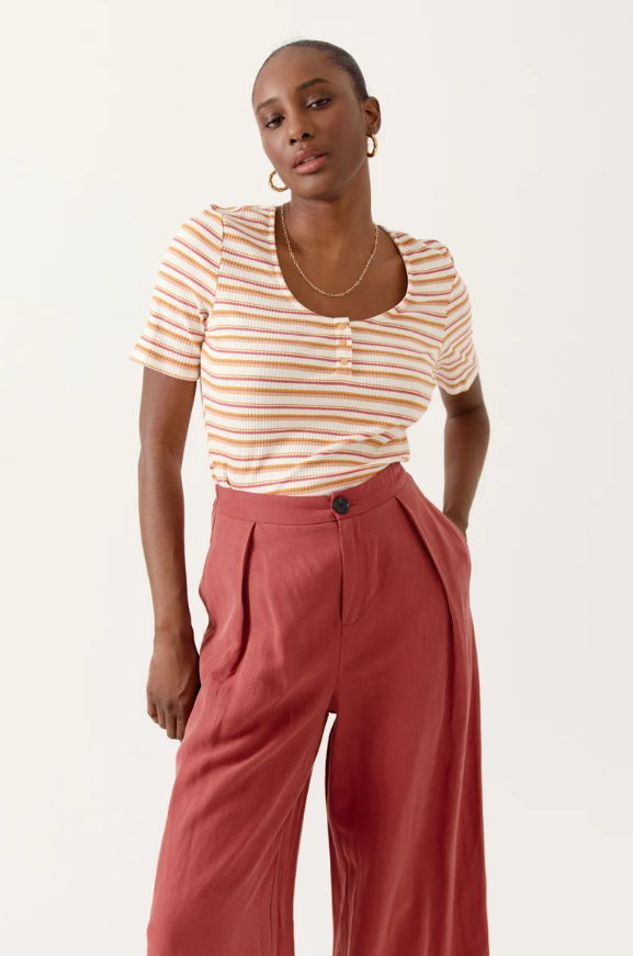 T-shirt Leane - Terracotta