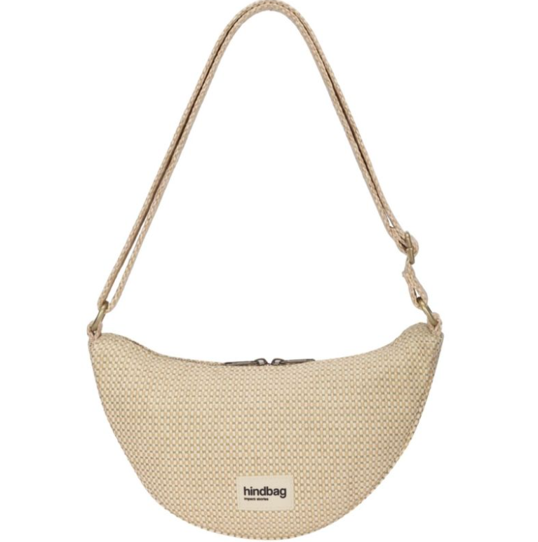 Sac banane Andrea - Tressage écru