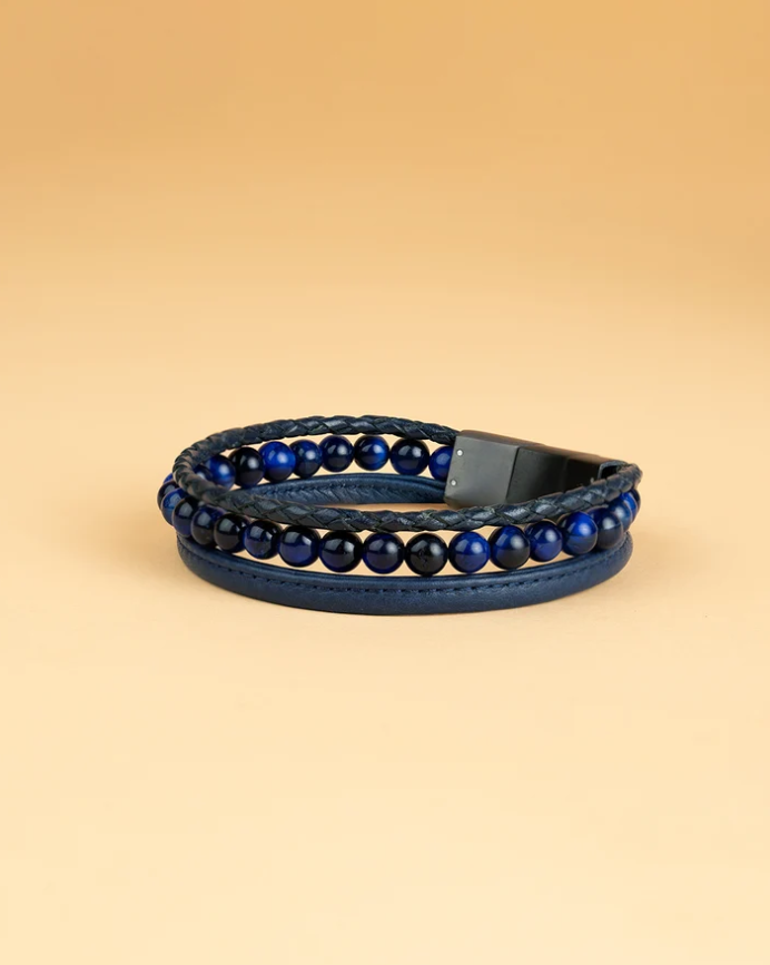 Bracelet Triple Blue