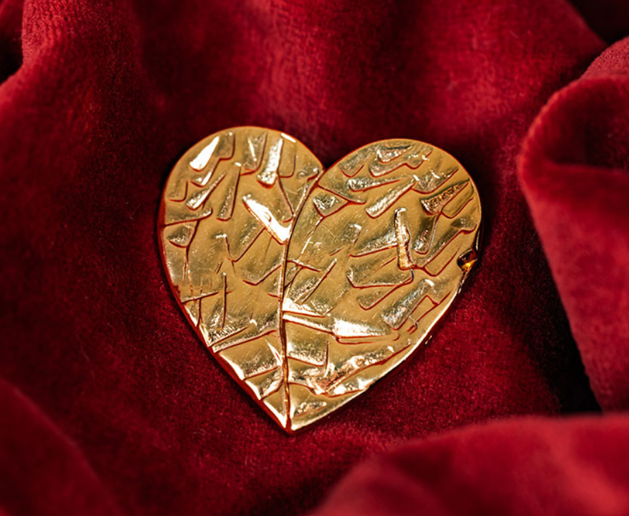 Broche Cœur - Or