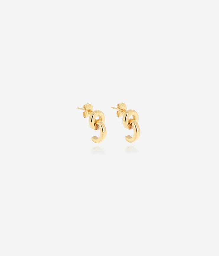 Boucles d\'oreilles Grâce - Doré