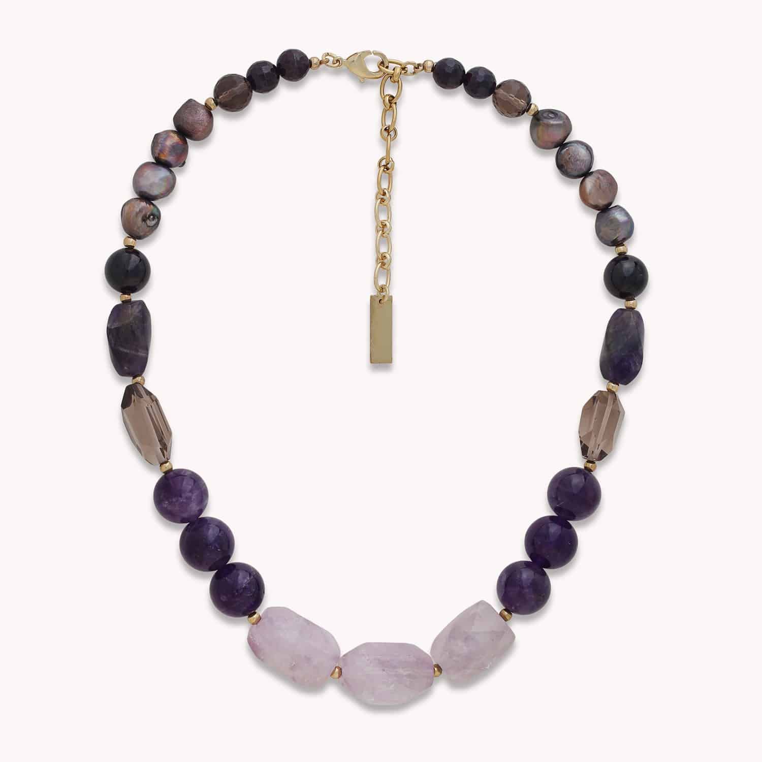 Collier plastron - Belle de Nuit