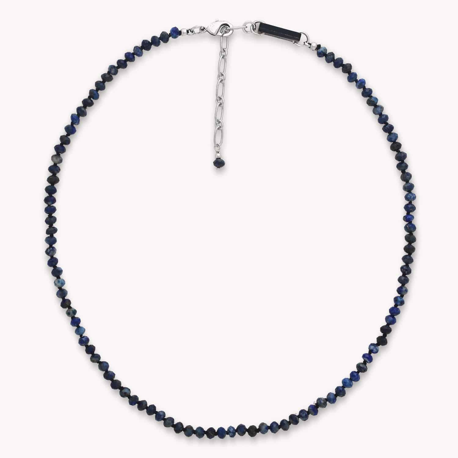 Collier fin lapis lazuli - Calypso