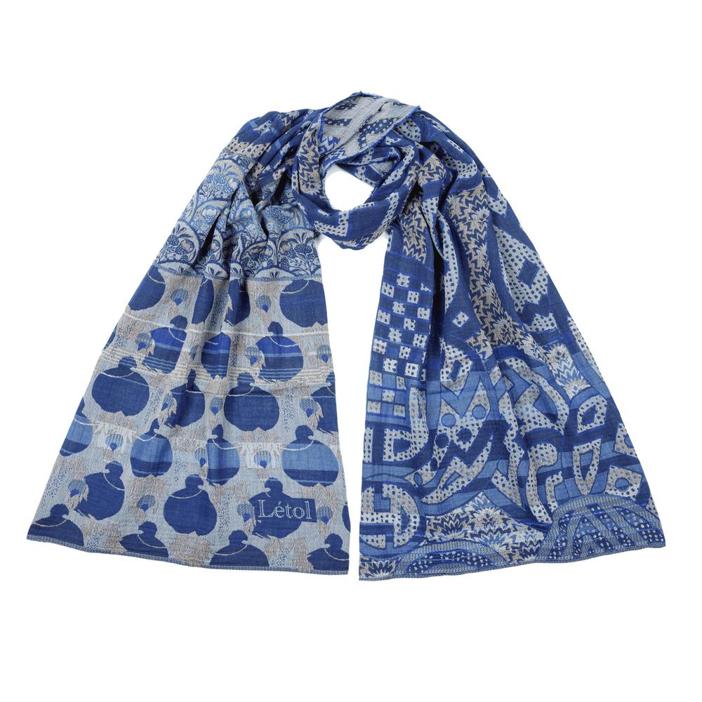 Foulard Gisèle - L\'Heure Bleue