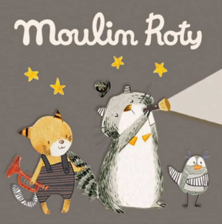 Boîte de 3 disques pour lampe à histoires - Les Moustaches Moulin Roty