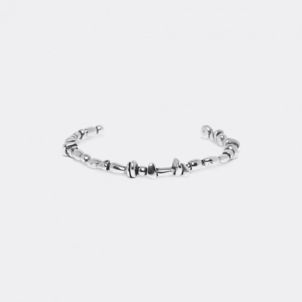 Bracelet menotte Silver Beads - Ori Tao