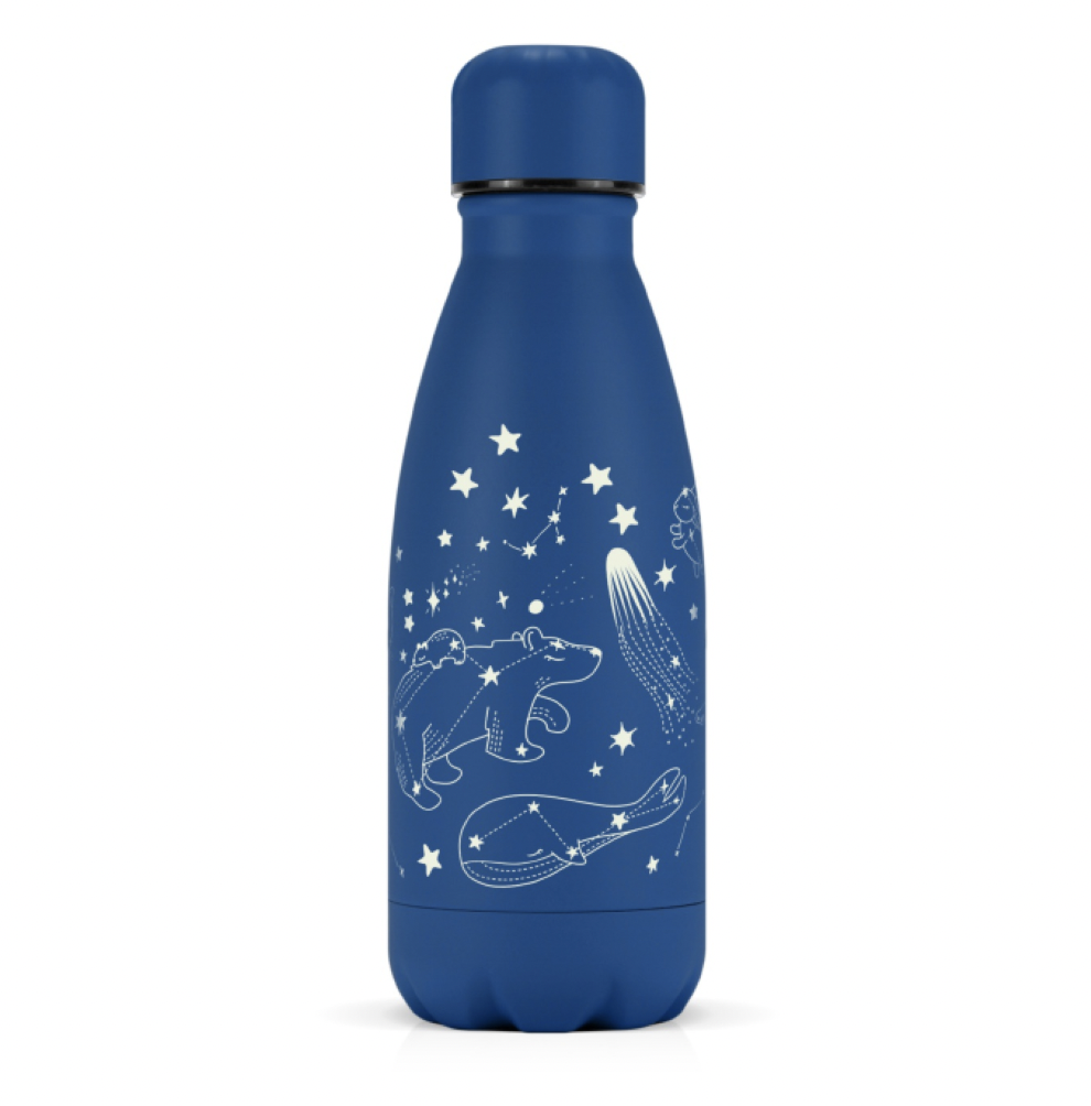 Bouteille isotherme 260ml Constellation phosphorescent