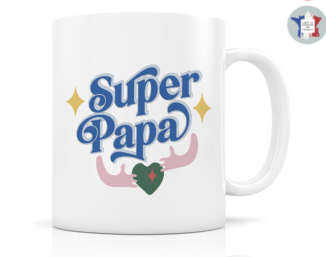 Mug Super Papa - Créa Bisontine