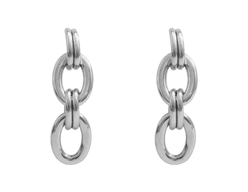 Boucles d\'oreilles Nemesia - Argenté
