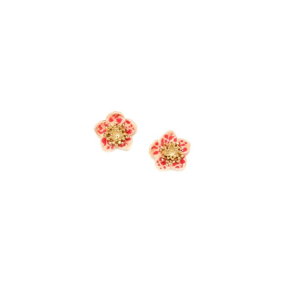 Boucles d\'Oreilles mini puces fleur - DAFNE