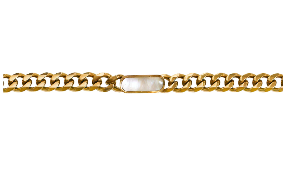 Bracelet chaîne Columba - Nacre