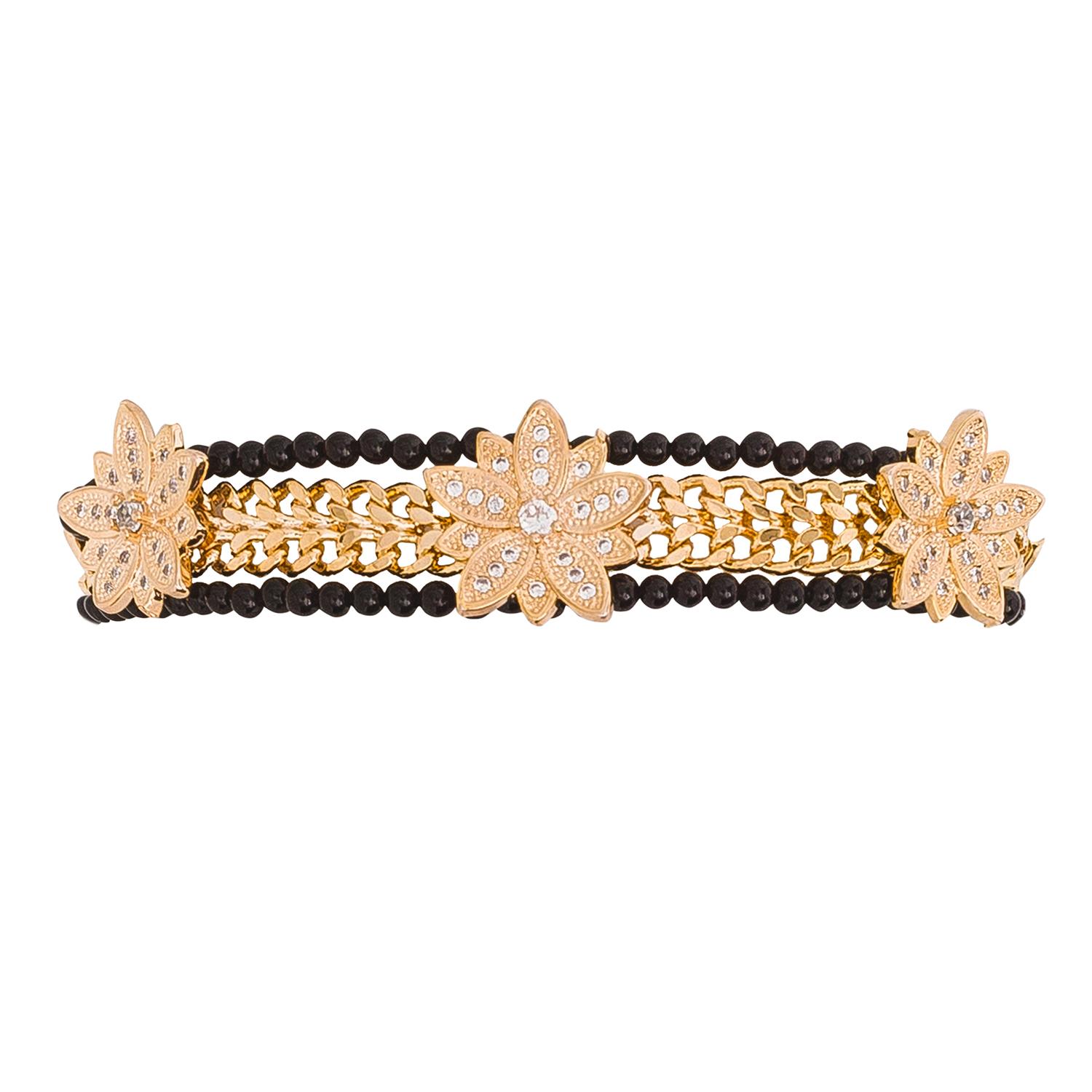 Bracelet Gaby Black Gold - Taille L