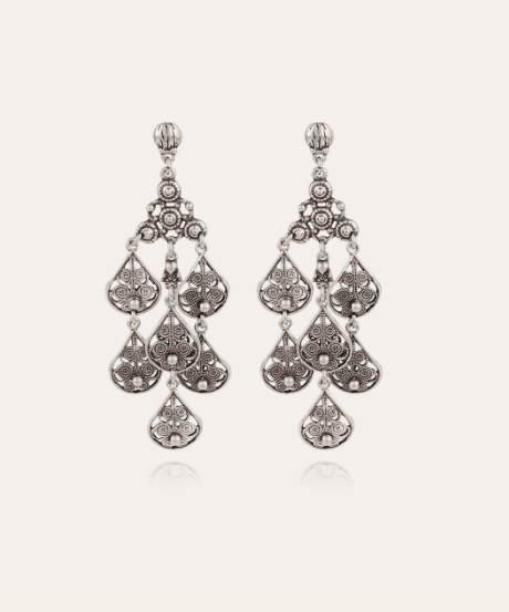 Boucles d\'Oreilles Orferia petit modèle - Argenté