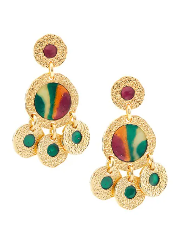 Boucles d\'oreilles Illusion dorées