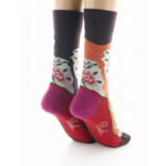 chaussettes_fleurs_orange_bordeaux_5