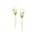 boucles oreilles poussoir 2 pampilles hana 1