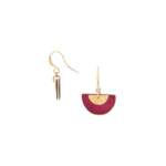 Boucles d'oreilles crochets demi lune marly