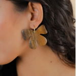 boucles mini creoles fleur bois fioria nature 2