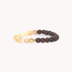 bracelet extensible nacre et bois fioria nature 1