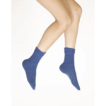 chaussettes laine et acrylique bleu brethe 1