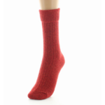 chaussettes laine et acrylique rouge berthe 3