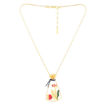 collier bocal dore rouge taratata 4