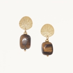 boucles oreilles minerama oeil de tigre nature 1