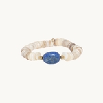 bracelet extensible coquillage lapis lazuli minerama nature 1