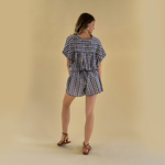 blouse lison carreaux indigo feeka 3