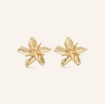 boucles oreilles camelia rose dore feeka 1