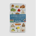 12 crayons de couleur - le jardin du moulin - moulin roty 1