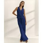 Pantalon large bleu paz torras 1