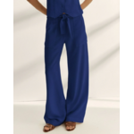 Pantalon large bleu paz torras 2