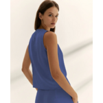 top gilet bleu paz torras 3