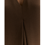 robe longue maille marron 5