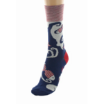 Chaussettes coton poissons rouges berthe 4
