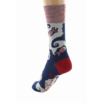 Chaussettes coton poissons rouges berthe 5