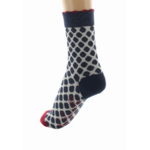 Chaussettes coton pois bleus lurex Berthe 5