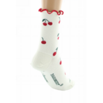 chaussettes coton bio cerises ecru dagobert 5
